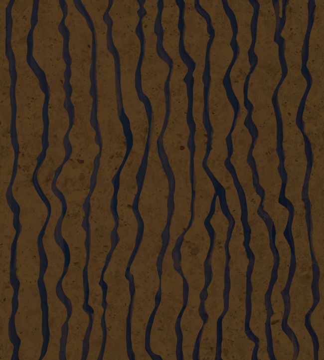 Calligraphy Wallpaper by Coordonne Amber