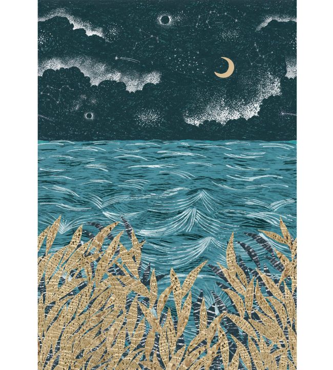Callisto Mural by Casamance Marine / Dore