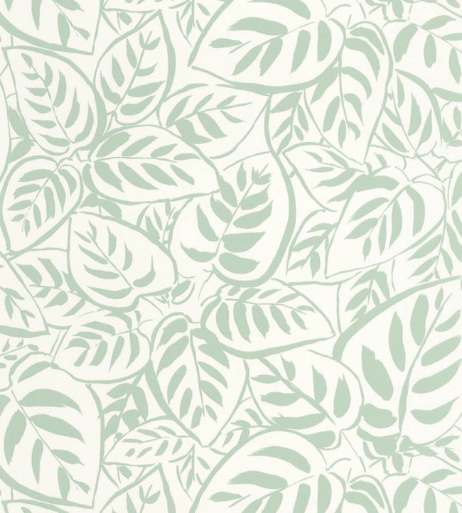 Caluna Wallpaper by Caselio Vert amande