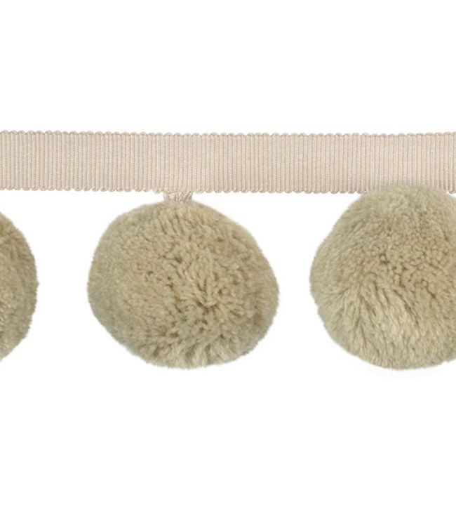 Calypso Bobble Fringe 75mm Trimming by Houles Beige
