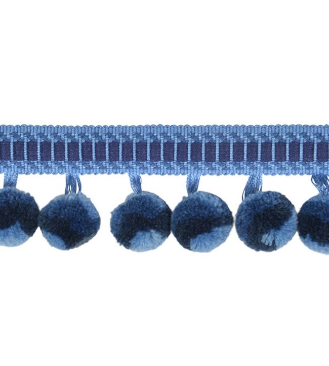 Calypso Multicolour Bobble Fringe 47mm Trimming by Houles Denim