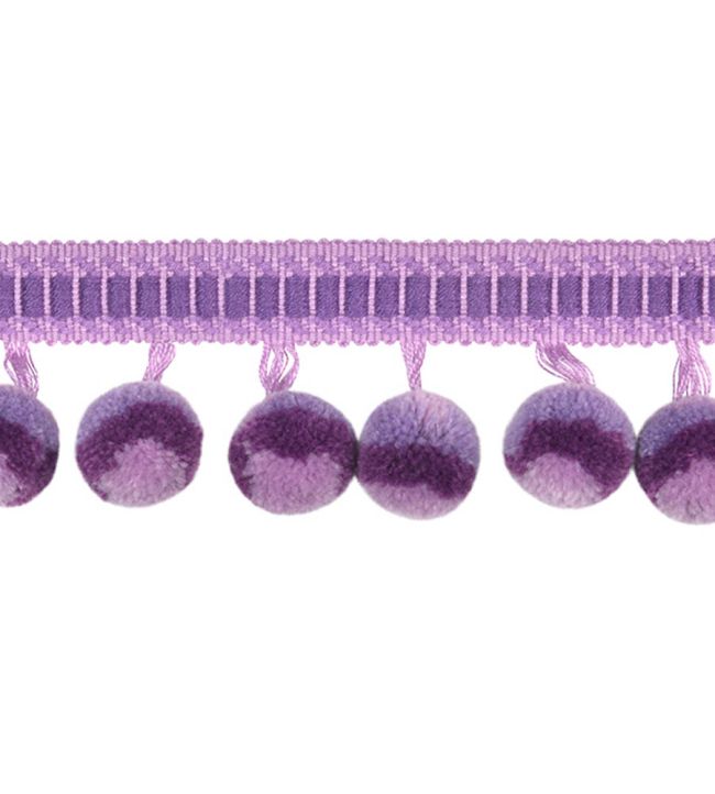 Calypso Multicolour Bobble Fringe 47mm Trimming by Houles Violette