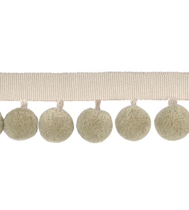 Calypso Solid Bobble Fringe 47mm Trimming by Houles Beige