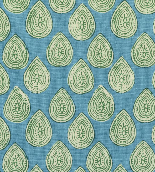 Camber Fabric by Baker Lifestyle Blue / Green
