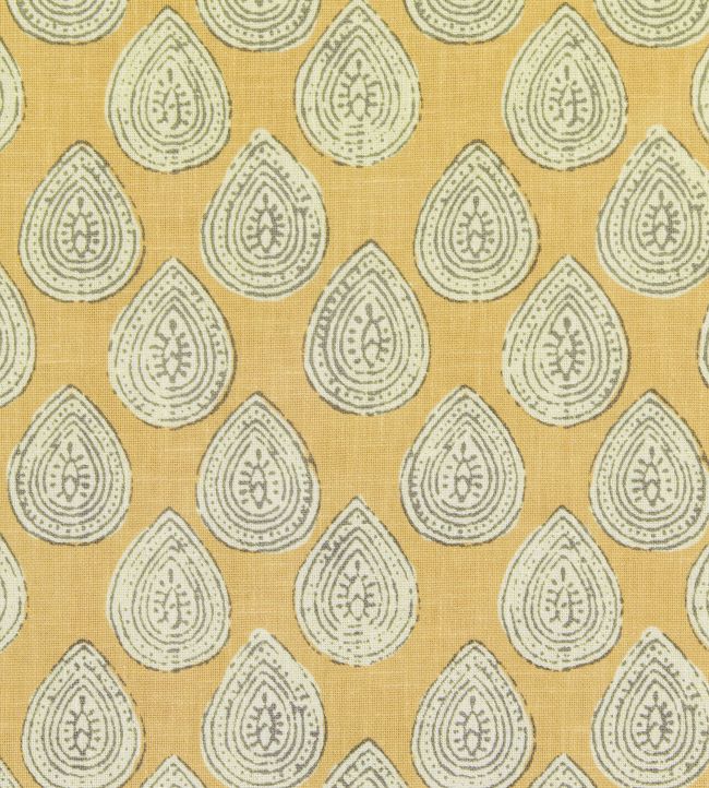 Camber Fabric by Baker Lifestyle Yellow / Pebble