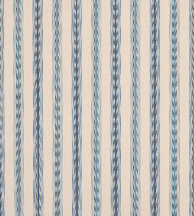 Camber Stripe Fabric by Jane Churchill Blue