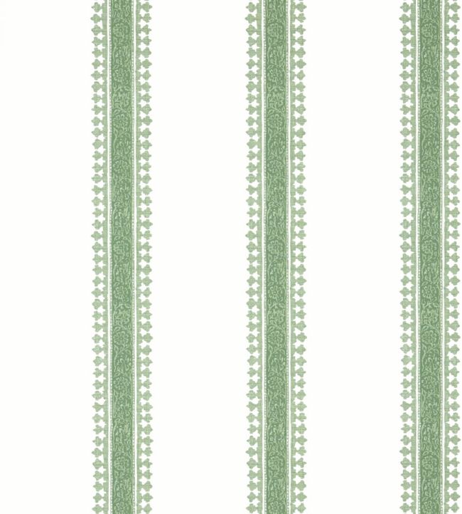Cambridge Stripe Wallpaper by Thibaut Green