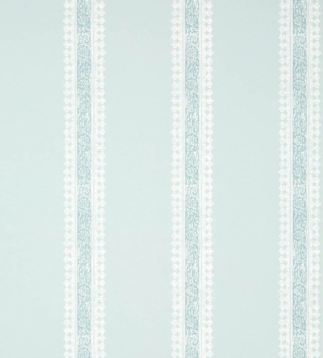 Cambridge Stripe Wallpaper by Thibaut Robins Egg