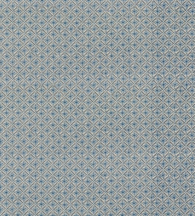 Camden Trellis Fabric by GP & J Baker Blue