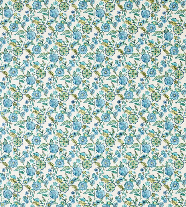 Camellia Fabric by Clarke & Clarke Cobalt