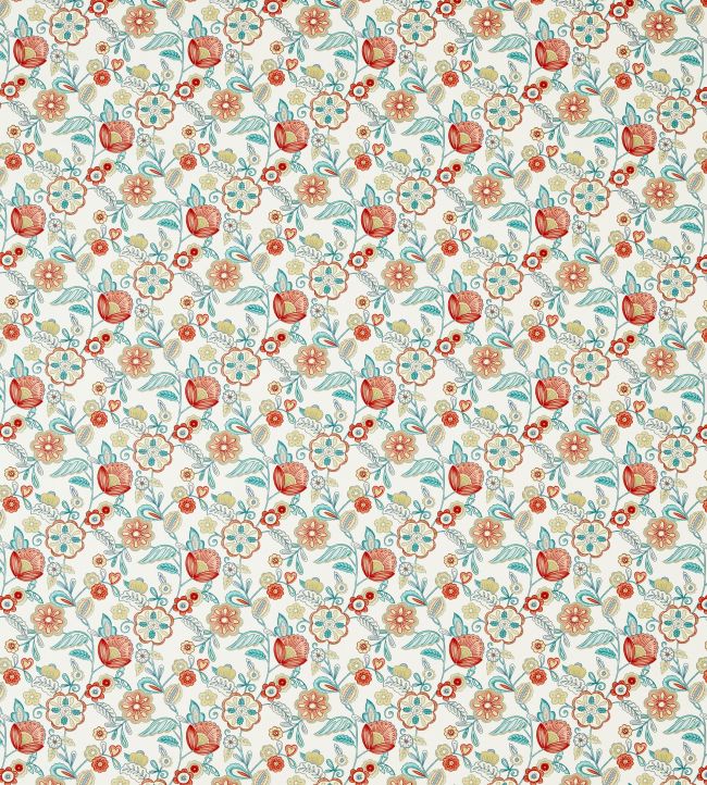 Camellia Fabric by Clarke & Clarke Spice
