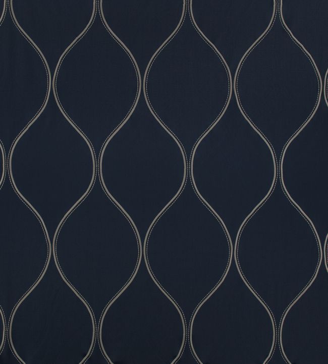 Cameo Fabric by Mark Alexander Blueberry