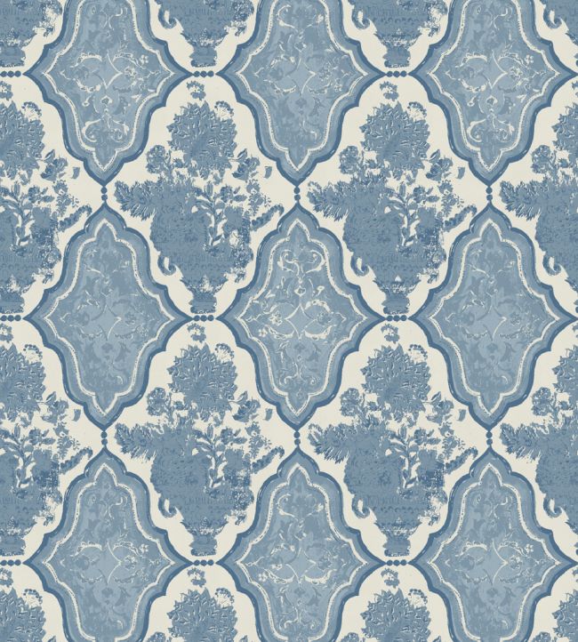 Cameo Vase Wallpaper by DADO 03 Dark Blue