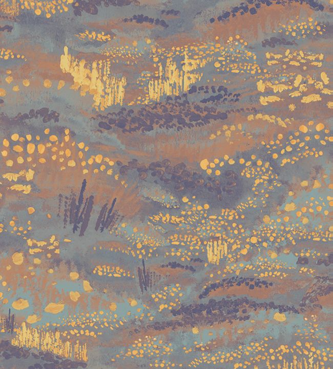 Camp Blau Wallpaper by Tres Tintas Purple