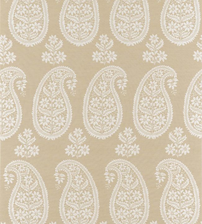 Campania Paisley Fabric by Anna French Beige