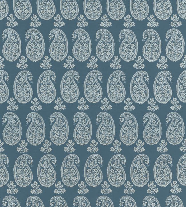 Campania Paisley Wallpaper by Anna French Blue