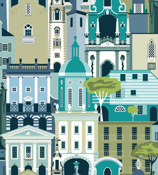 Campanile Wallpaper by Mini Moderns Lido