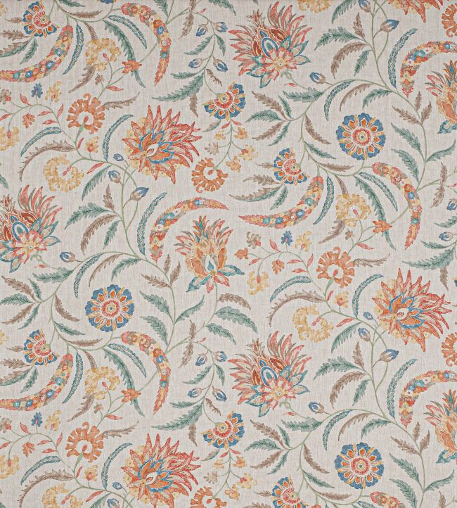 Campion Fabric by Colefax and Fowler Red/Sand