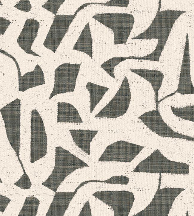 Cana Wallpaper by Casamance Anthracite