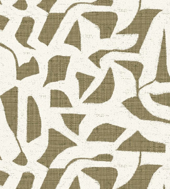 Cana Wallpaper by Casamance Kaki