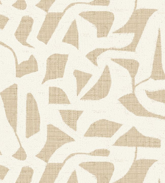 Cana Wallpaper by Casamance Sable
