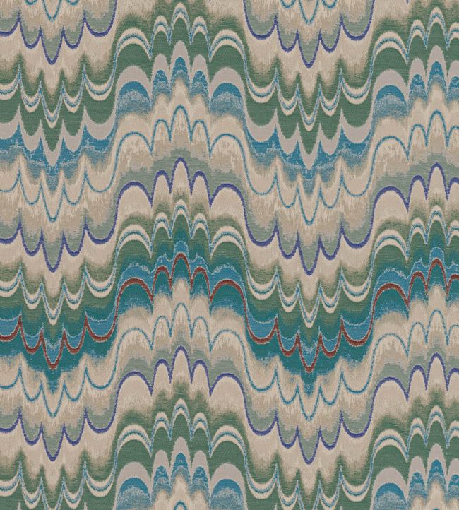Canaletto Fabric by Nobilis Turquoise