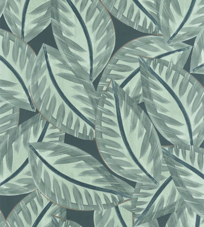 Caracas Wallpaper by Caselio Vert Sapin