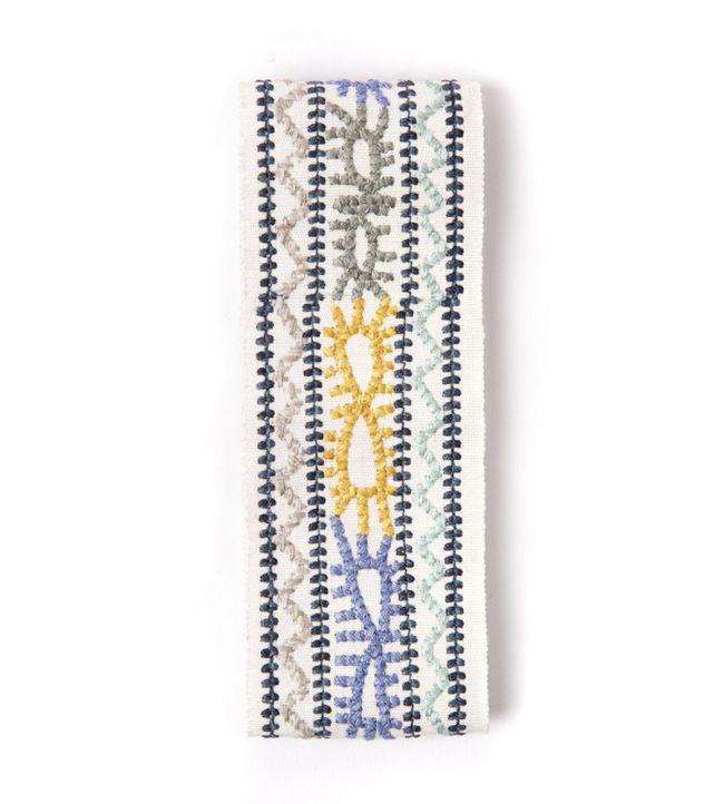 Caravanne Border Trimming by Christopher Farr Cloth Indigo