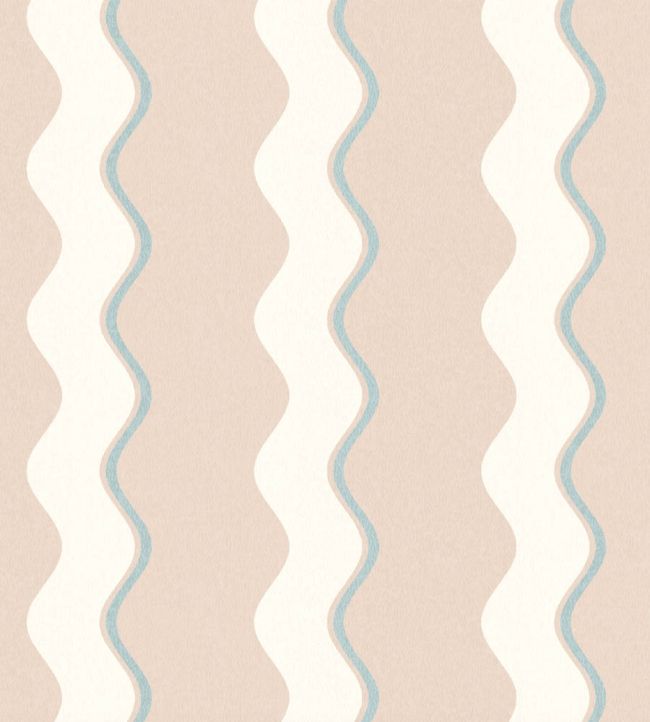 Cari Wave Wallpaper by Woodchip & Magnolia Sand