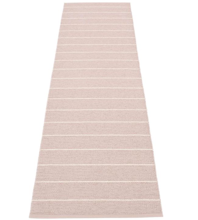 Pappelina Carl Runner rug Pale Rose/Ballet CA7745 Pale Rose/Ballet