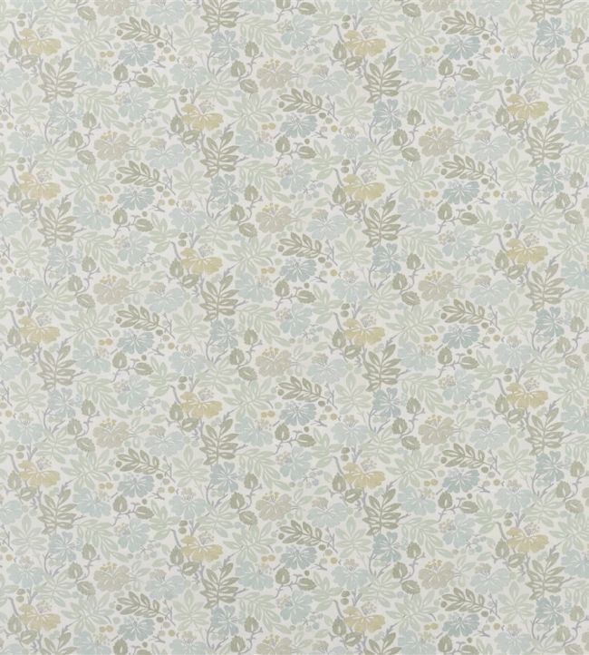 Carlisle Fauna Fabric by Designers Guild Duck Egg