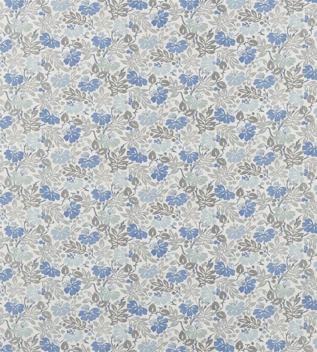 Carlisle Fauna Fabric by Designers Guild Woad