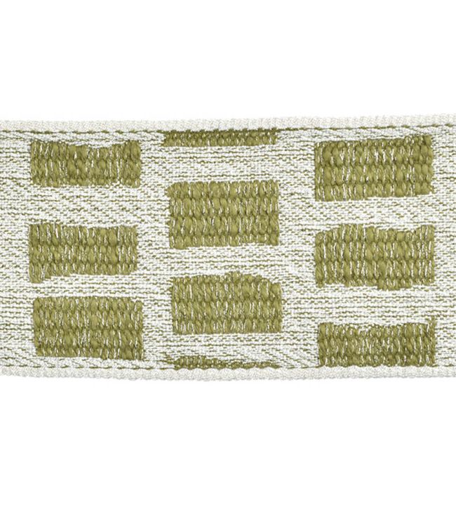 Carlo Jacquard Braid 70mm Trimming by Houles Verde
