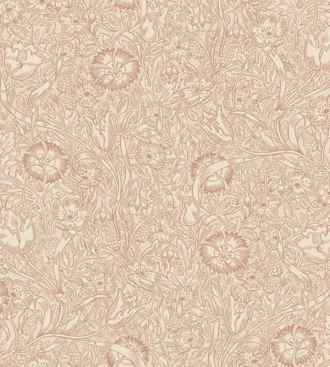 Caroline Wallpaper by Sandberg Terracotta