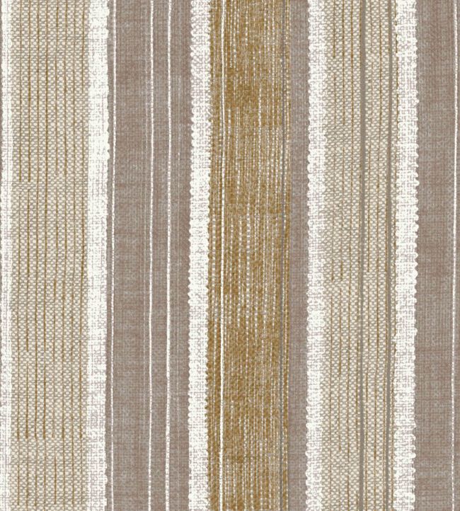 Carskiey Broad Stripe Wallpaper by Fermoie Taupe