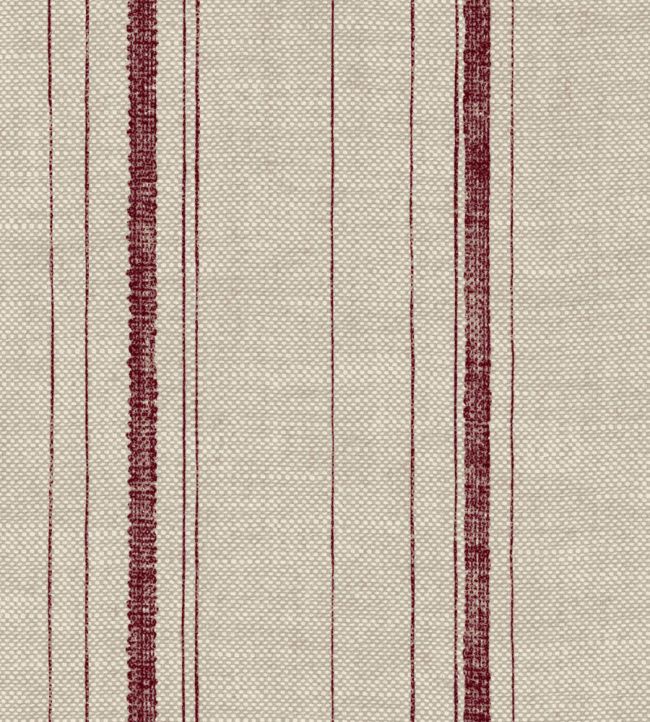 Carskiey Single Stripe Wallpaper by Fermoie Burgundy