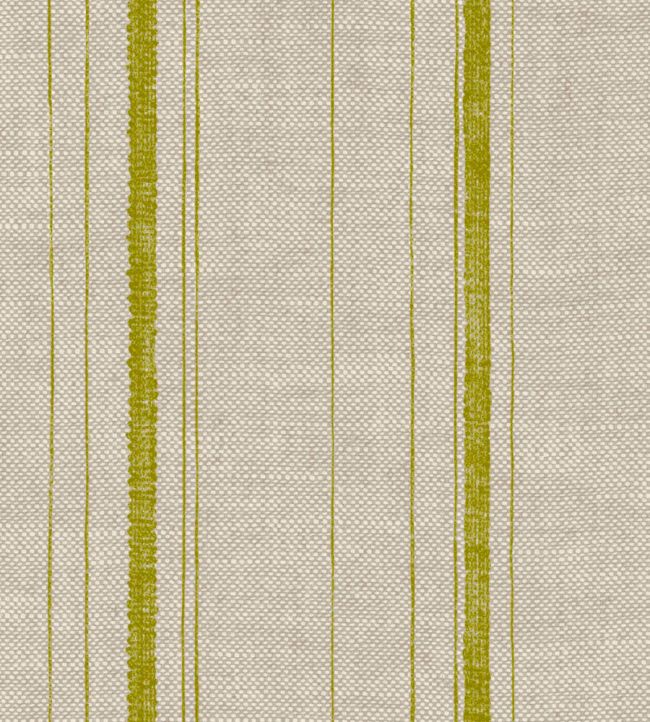 Carskiey Single Stripe Wallpaper by Fermoie Chartreuse