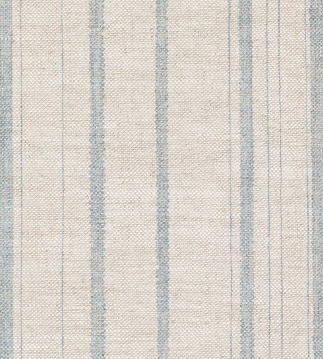 Carskiey Single Stripe Fabric by Fermoie Light Blue
