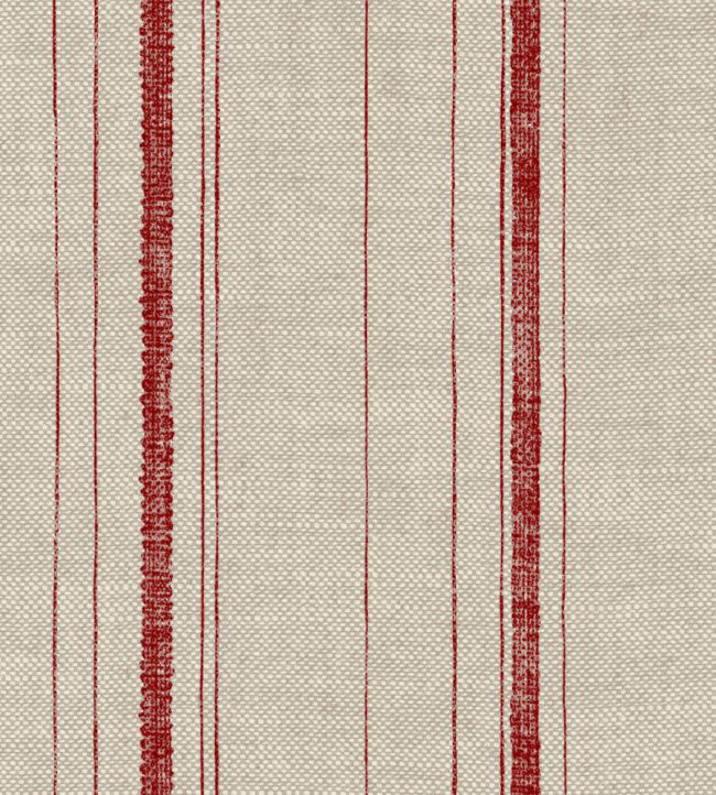 Carskiey Single Stripe Wallpaper by Fermoie Red