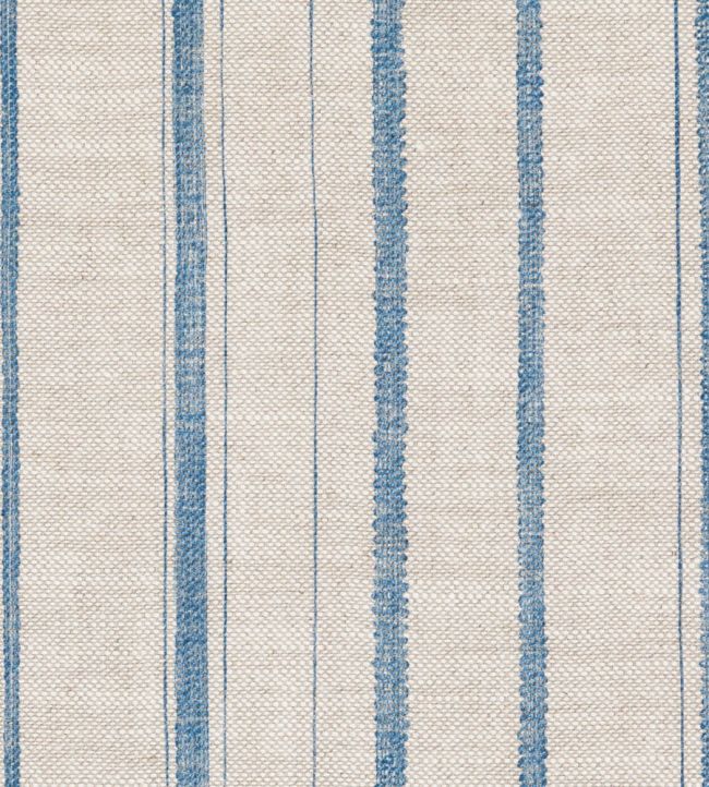 Carskiey Single Stripe Fabric by Fermoie Sky Blue