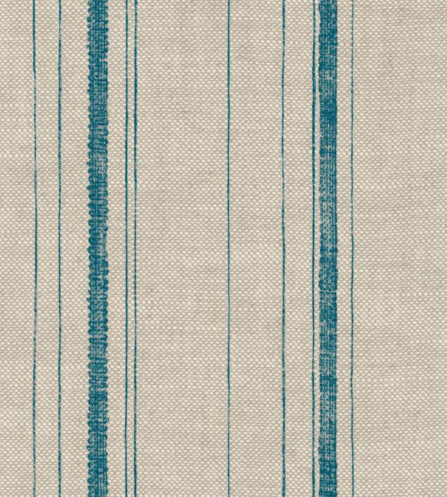 Carskiey Single Stripe Wallpaper by Fermoie Teal