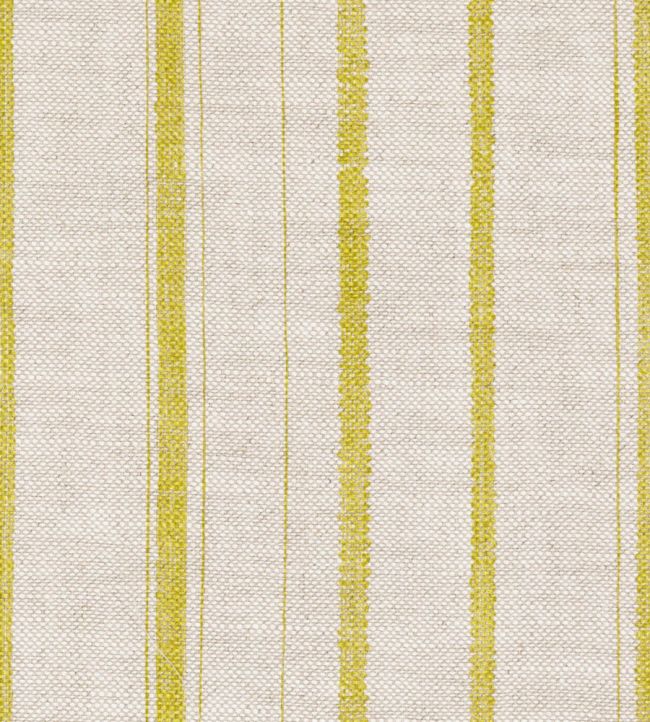 Carskiey Single Stripe Fabric by Fermoie Yellow