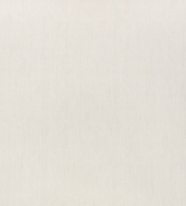 Cartouche Fabric by Mark Alexander Antique White