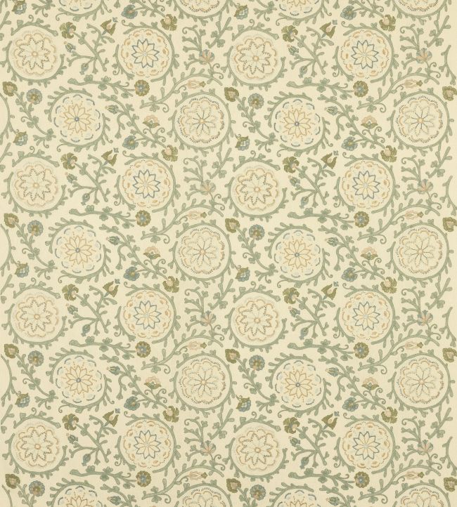 Caspian Fabric by Colefax and Fowler Old Blue