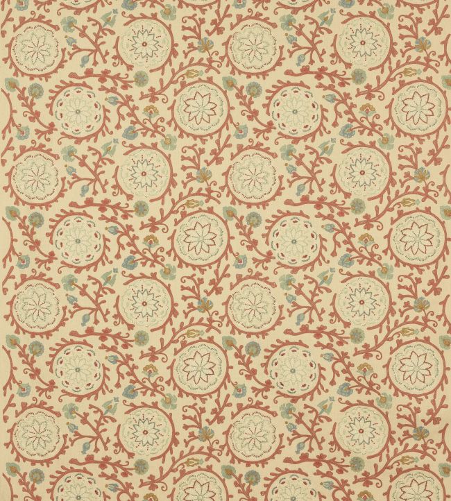 Caspian Fabric by Colefax and Fowler Tomato
