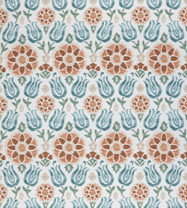 Cassia Fabric by Clarke & Clarke Spice/Sage