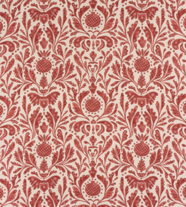 Castellane Fabric by Nina Campbell Brique