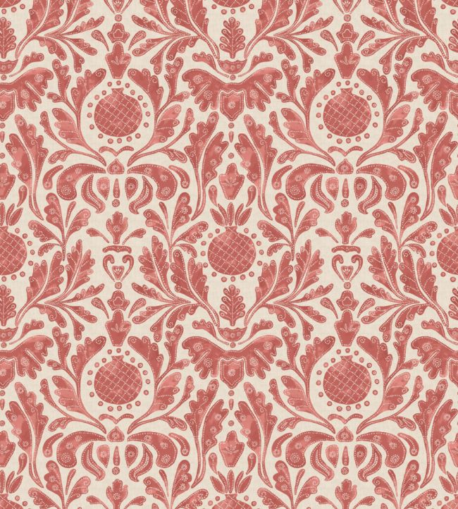 Castellane Wallpaper by Nina Campbell Brique
