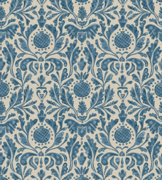 Castellane Wallpaper by Nina Campbell Indigo