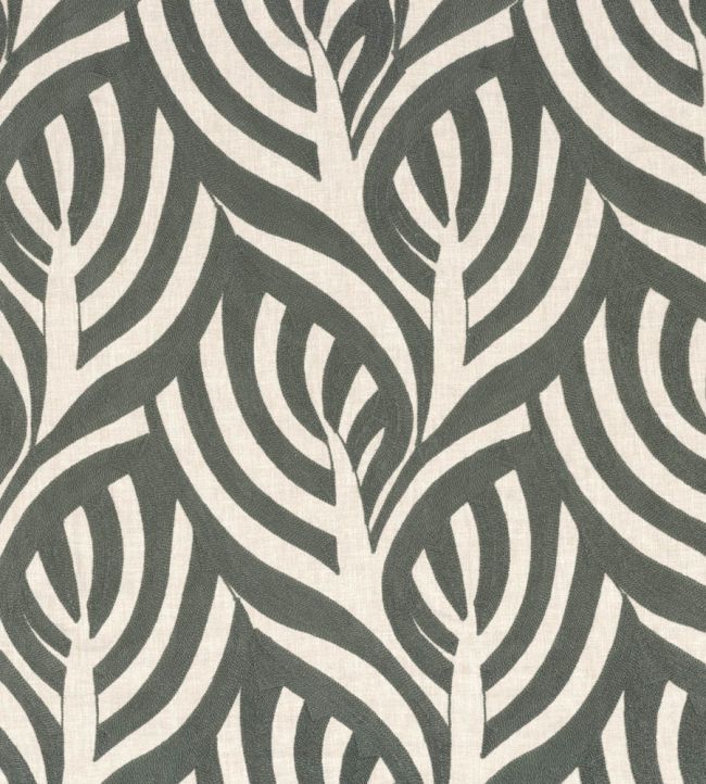 Catalpa Fabric by Casamance Vert Imperial